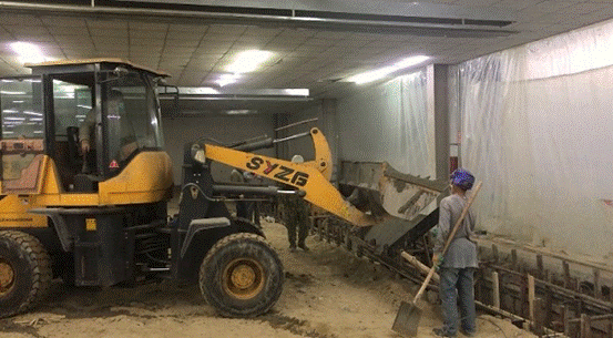 項(xiàng)目土建現(xiàn)場(chǎng)（牟芳芳  攝）