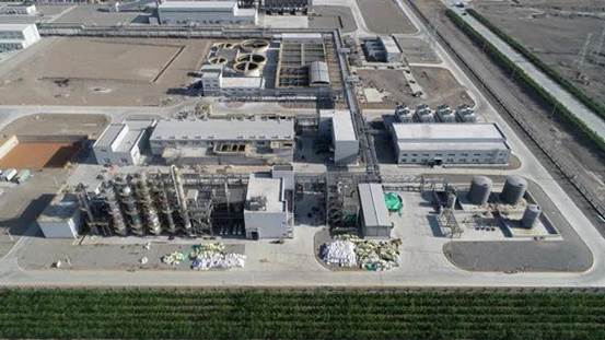 天雨煤化項(xiàng)目環(huán)境工程處理裝置俯瞰圖(楊紫豪 攝)