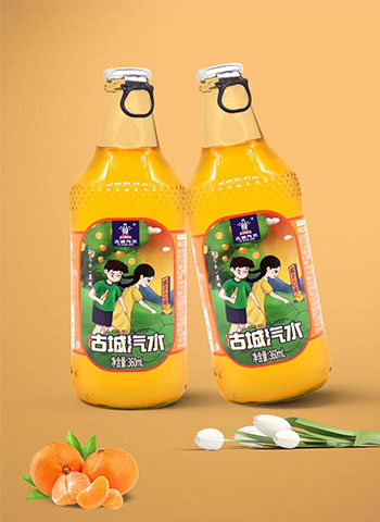 古城汽水-橙子口味360ml*24瓶
